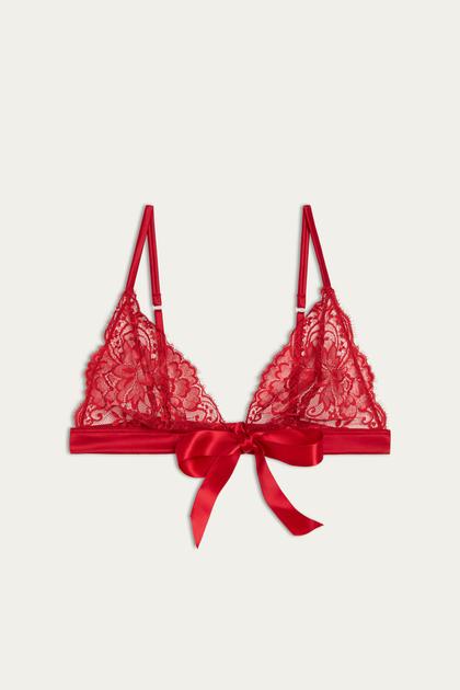 red triangle bra